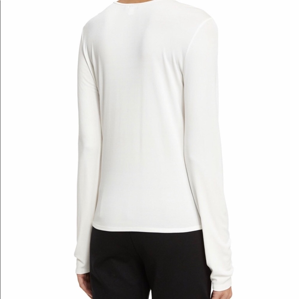 ❌SOLD❌ Eileen Fisher 100% silk white long sleeve - Picture 3 of 6